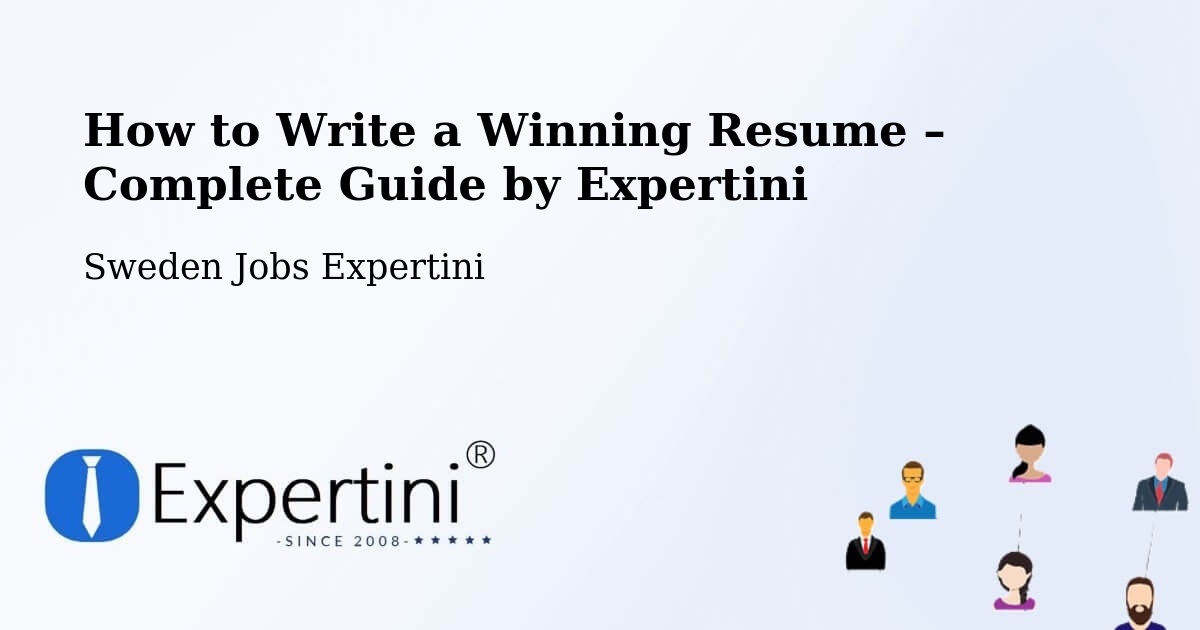 Resume Writing Guide for Job Seekers – Vårgårda - Vårgårda, Sweden Jobs Expertini